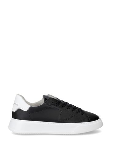 Mens Sneaker Temple Low Blue - Philippe Model - Modalova