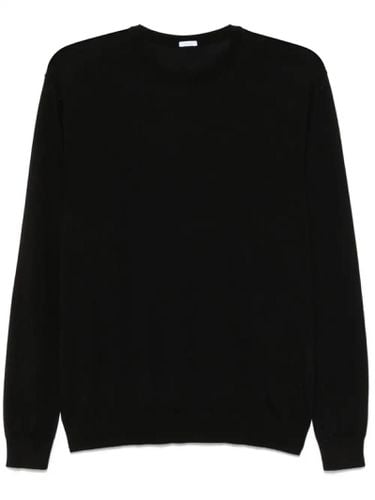 Malo Black Virgin Wool Sweater - Malo - Modalova