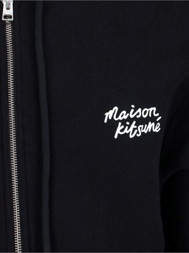 Maison Kitsuné Logo Zip Sweatshirt - Maison Kitsuné - Modalova