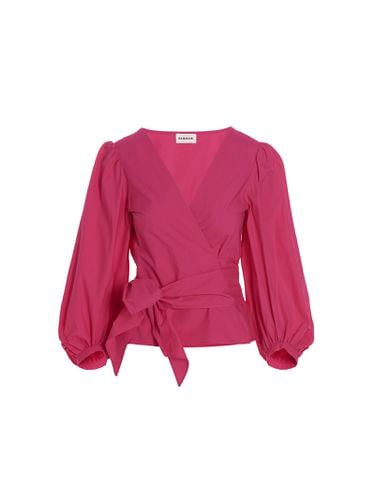 Parosh Front Crossover Blouse - Parosh - Modalova