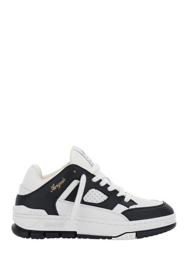 Area Lo And Low Top Sneakers With Laminated Leather In Leather Blend Woman - Axel Arigato - Modalova