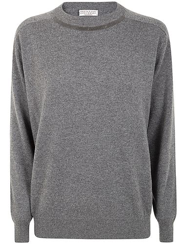 Round Neck Jumper - Brunello Cucinelli - Modalova