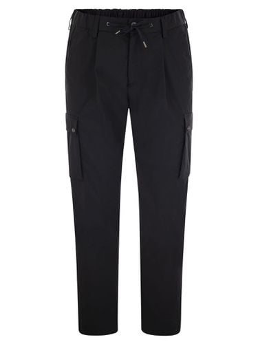 Mechanical Stretch Twill Cargo Trousers - Herno - Modalova