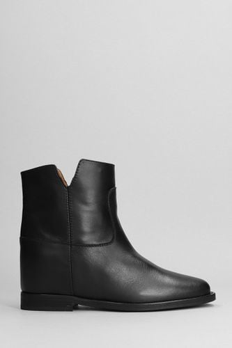 Ankle Boots Inside Wedge In Leather - Via Roma 15 - Modalova