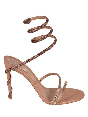 Embellished Ankle Wrap Sandals - René Caovilla - Modalova