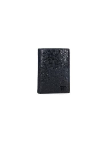 Tom Ford Croc Print Card Holder - Tom Ford - Modalova