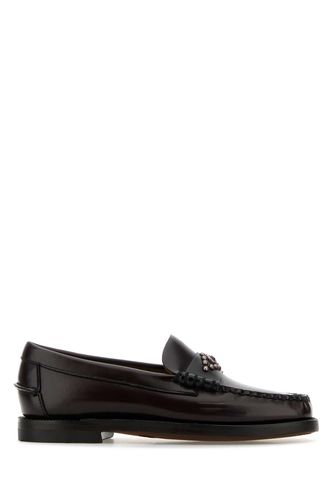 Burgundy Leather Classic Dan Rhombus Loafers - Sebago - Modalova