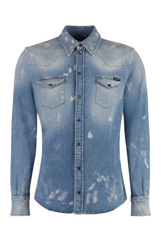 Dolce & Gabbana Denim Shirt - Dolce & Gabbana - Modalova