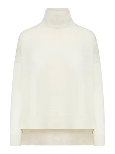 Oversized Turtleneck Sweater - Roberto Collina - Modalova