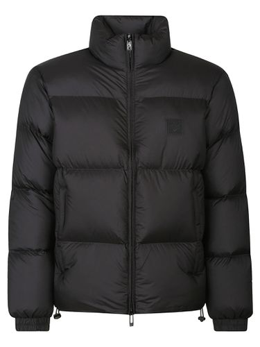 Logo Patch Down Jacket - Emporio Armani - Modalova