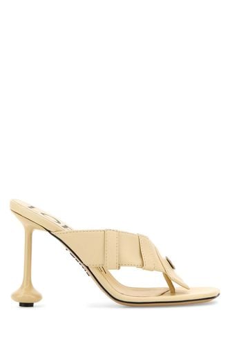 Cream Nappa Leather Toy Panta Mules - Loewe - Modalova