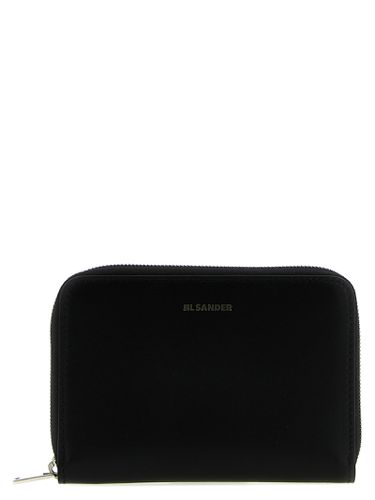 Jil Sander Zip Leather Wallet - Jil Sander - Modalova