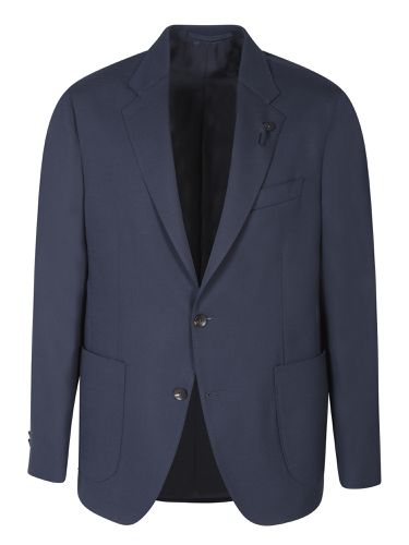 Lardini Single-breasted Blue Jacket - Lardini - Modalova