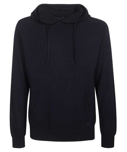 Emporio Armani Knitted Hoodie - Emporio Armani - Modalova