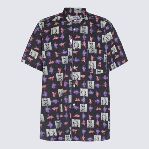 Black Multicolour Cotton Shirt - Comme des Garçons - Modalova