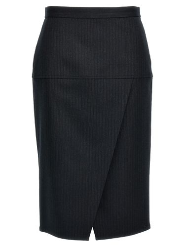 Fendi Pinstriped Wool Skirt - Fendi - Modalova