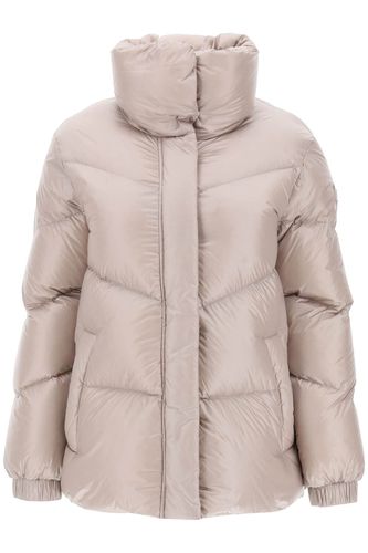 Aliquippa Dove Grey Polyamide Down Jacket - Woolrich - Modalova