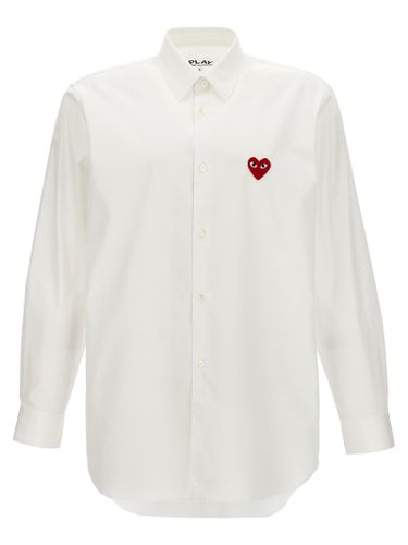 Logo Patch Shirt - Comme des Garçons Play - Modalova