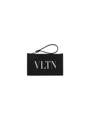 Vltn Card Holder With Zip - Valentino Garavani - Modalova