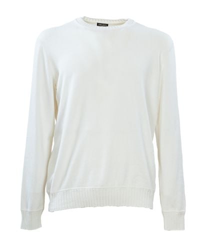 Zegna Sweaters White - Zegna - Modalova