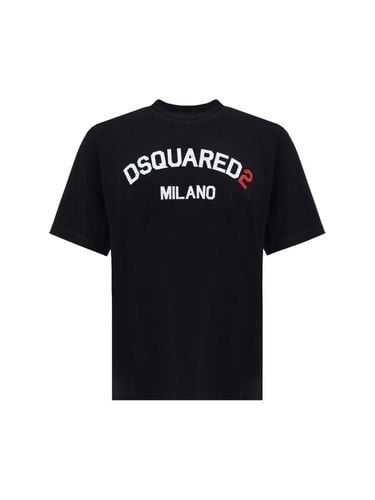 Logo Printed Crewneck T-shirt - Dsquared2 - Modalova