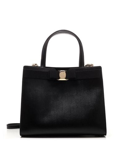 Vara Bow Medium Top Handle Bag - Ferragamo - Modalova