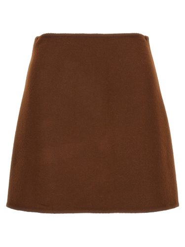 Wool Cloth Short Skirt - Ermanno Scervino - Modalova