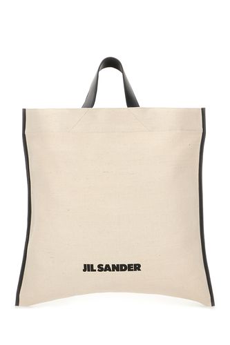 Jil Sander Sand Canvas Shopping Bag - Jil Sander - Modalova