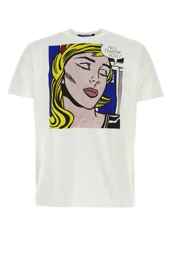 Junya Watanabe White Cotton T-shirt - Junya Watanabe - Modalova