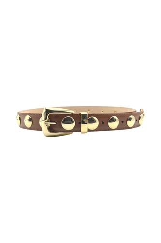 Khaite Benny Belt With Gold Studs - Khaite - Modalova