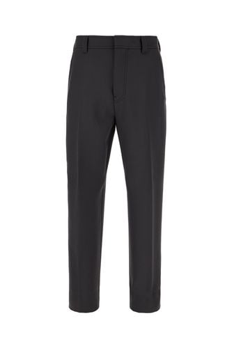 Zegna Charcoal Wool Pants - Zegna - Modalova