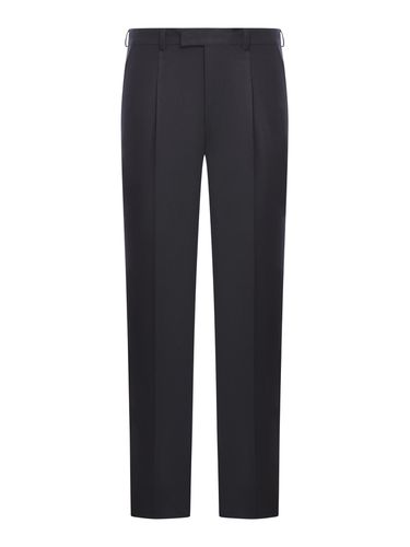 Zegna Pure Wool One Pleat Pants - Zegna - Modalova