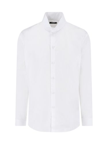 Balmain Shirt In White Cotton - Balmain - Modalova