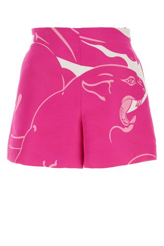 Printed Faille Shorts - Valentino Garavani - Modalova