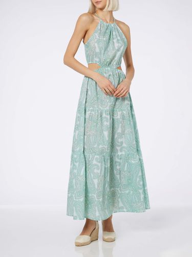 Woman Cut Out Long Dress Kaby With Paisley Print - MC2 Saint Barth - Modalova