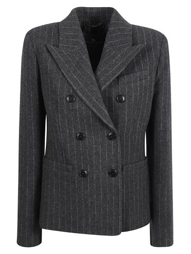 Double-breasted Stripe Dinner Jacket - Ermanno Scervino - Modalova