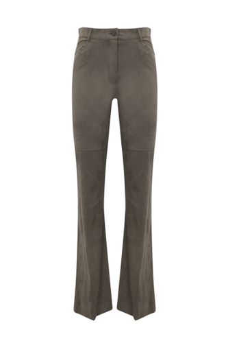 D. Exterior Flared Trousers In Eco Deerskin - D.Exterior - Modalova