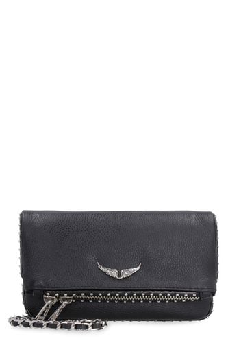 Rock Savage Leather Clutch - Zadig & Voltaire - Modalova