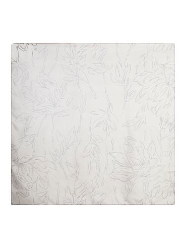 Printed Silk Scarf - Brunello Cucinelli - Modalova