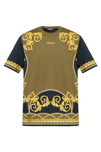 Pattern-printed Crewneck T-shirt - Versace - Modalova