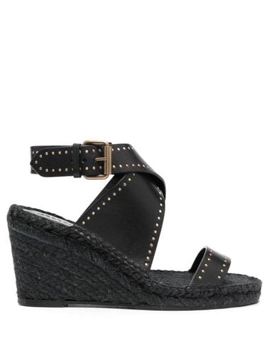 Espadrille Wedge Sandals In Leather Woman - Isabel Marant - Modalova