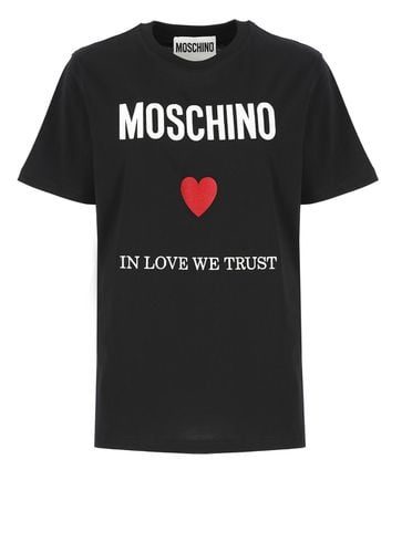 Moschino T-shirt With Logo - Moschino - Modalova