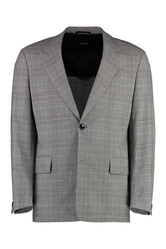 Prince Of Wales Checked Jacket - Hugo Boss - Modalova