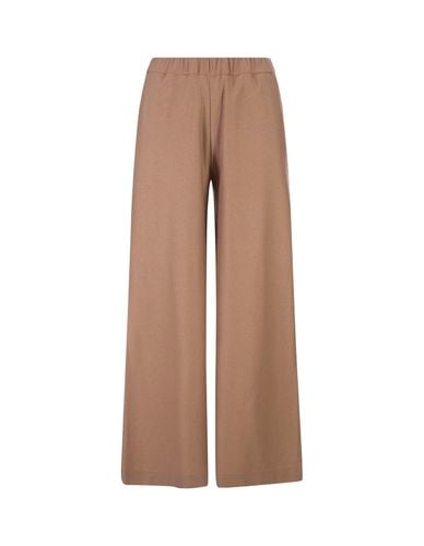 Fedeli Camel Cashmere Wide Trousers - Fedeli - Modalova