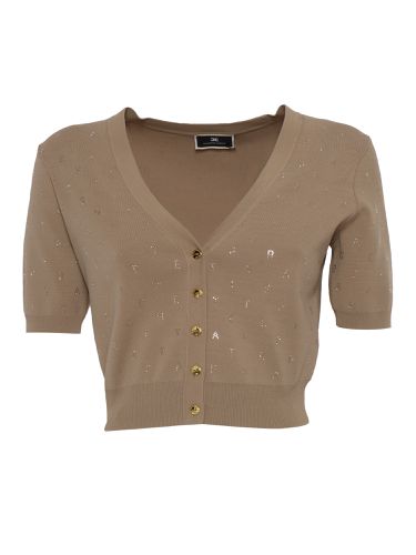 Cropped Sweater - Elisabetta Franchi - Modalova