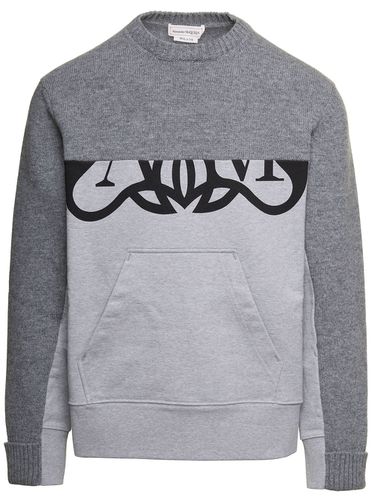 Crewneck Long-sleeved Sweater - Alexander McQueen - Modalova