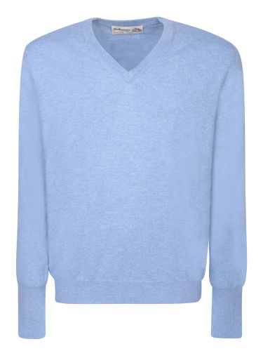 Ballantyne V-neck Blue Jumper - Ballantyne - Modalova