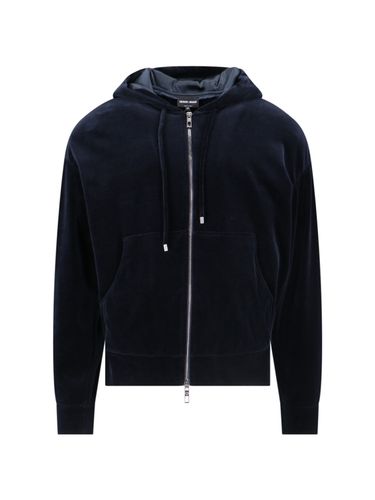 Giorgio Armani Logo Zip Sweatshirt - Giorgio Armani - Modalova