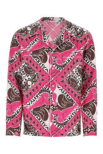 Printed Silk Shirt - Valentino Garavani - Modalova