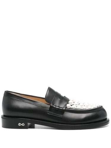 Sirene Bicolour Pearl Loafers - Mach & Mach - Modalova